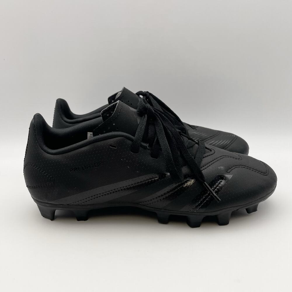 adidas Unisex-Kids 24 Club FG Soccer Cleats US 5.5 Black Black EUC